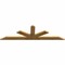 Ekena Millwork Saratoga Rough Sawn Timber Gable Bracket, Western Red Cedar, 96"W x 28"H x 2"D x 6"F, 7/12 Pitch GBW096X28X0206SAR00RWR - alternate 2